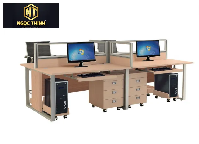 400+ Cụm bàn làm việc chất lượng cao cấp cho nhiều người được sản xuất tại Nội Thất Ngọc Thịnh